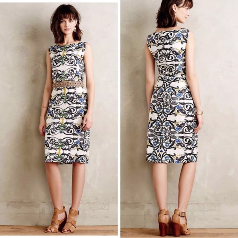 Samantha Sung Peony Sheath Dress